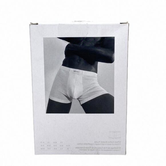 Calvin Klein Underwear 3 Pack Pure Cotton Stretch Trunk NB3262903 Size Men Multi - Picture 7 of 9